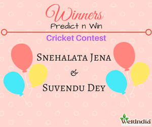 Cricket Contest 2017 IndvsNZ T20 - Winners of Ques #1