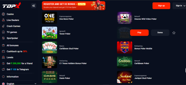 TopX Casino Reviews