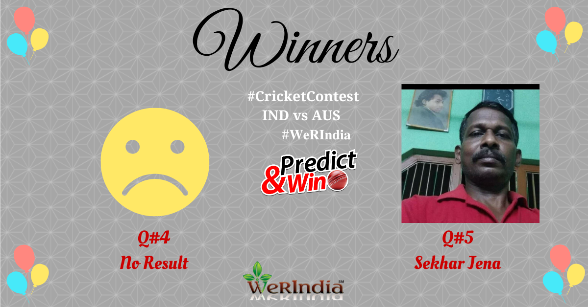 Cricket Contest 2023, Q#4 & 5, #INDvsAUS