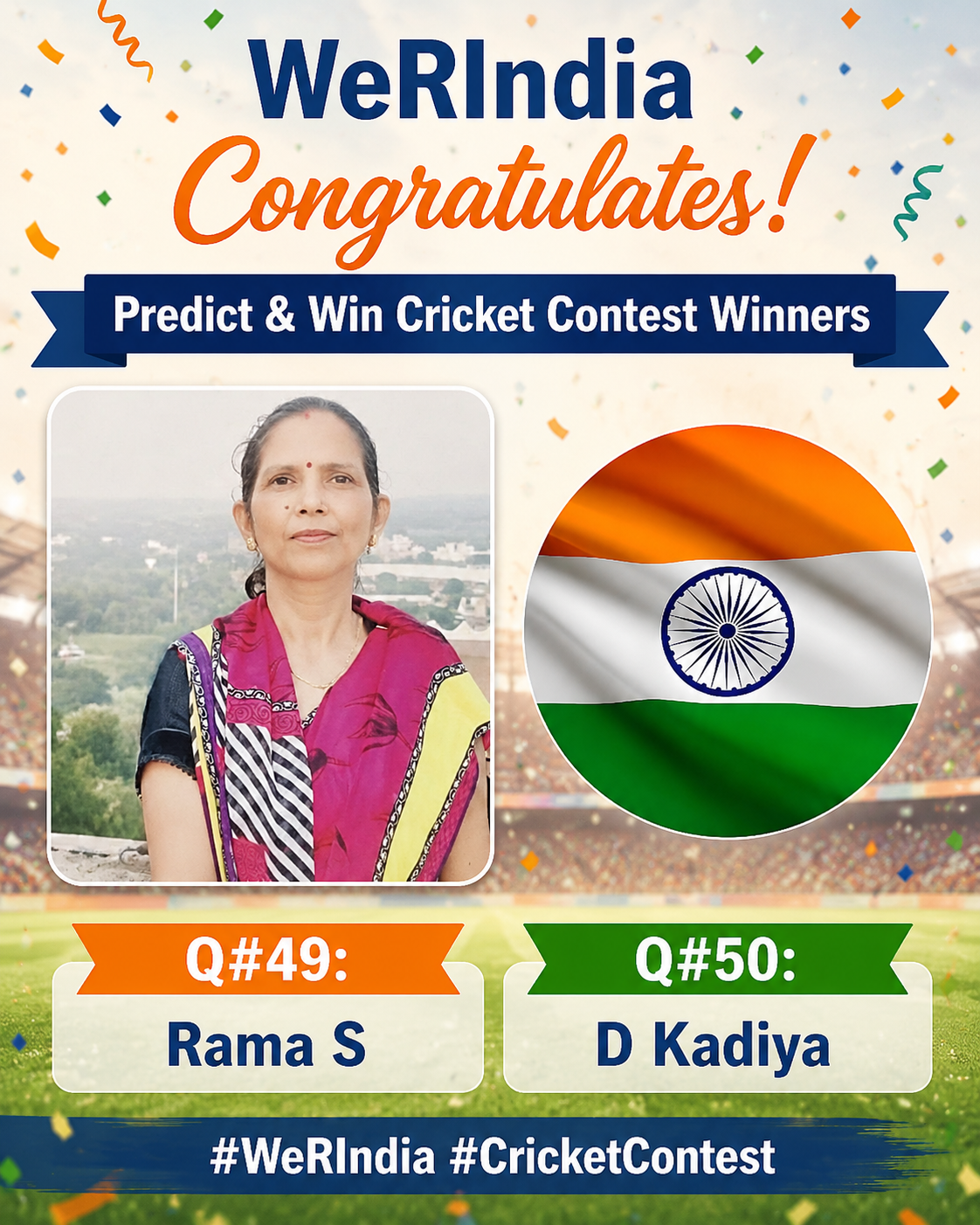 Cricket Contest 2026, Q#49 & 50