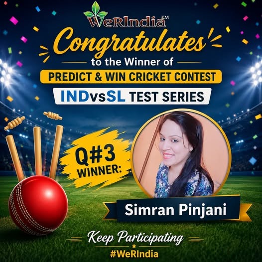 Cricket Contest 2026 1st ODI, INDvsSL Q#3