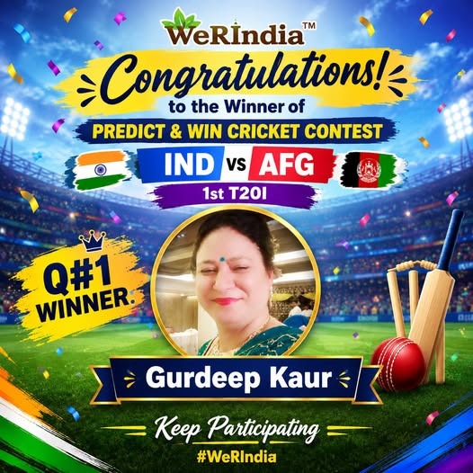 Cricket Contest 2026 1st , T20I NDvsAFG Q#1