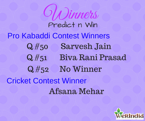 Cricket Contest 2017 - Winners of Ques #1