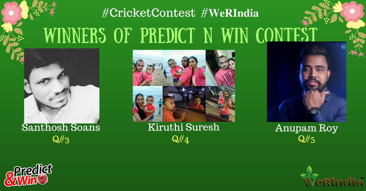 IPL Cricket Contest Q#3,#4 & #5
